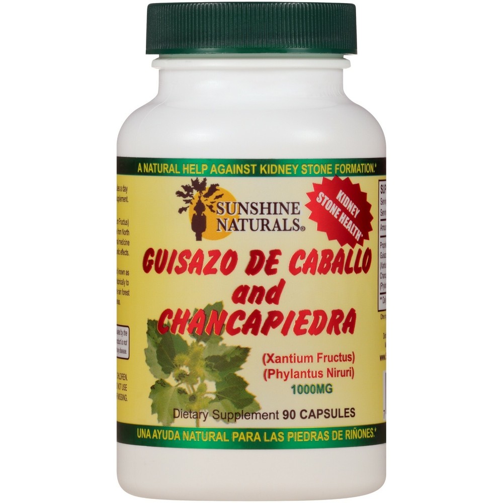 PURE CHANCAPIEDRA Sunshine Guisazo de Caballo and Chanca Piedra 90 Caps