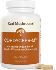 Organic Cordyceps Mushroom Extract Capsules – 300 Count – Energy & Stamina Suppo