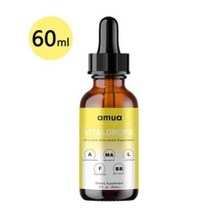 AMUA Vital Drops Organic Herbal Liquid Supports Healthy Weight 60ml