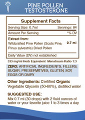 Secrets Of The Tribe Pine Pollen Tincture Alcohol-FREE
