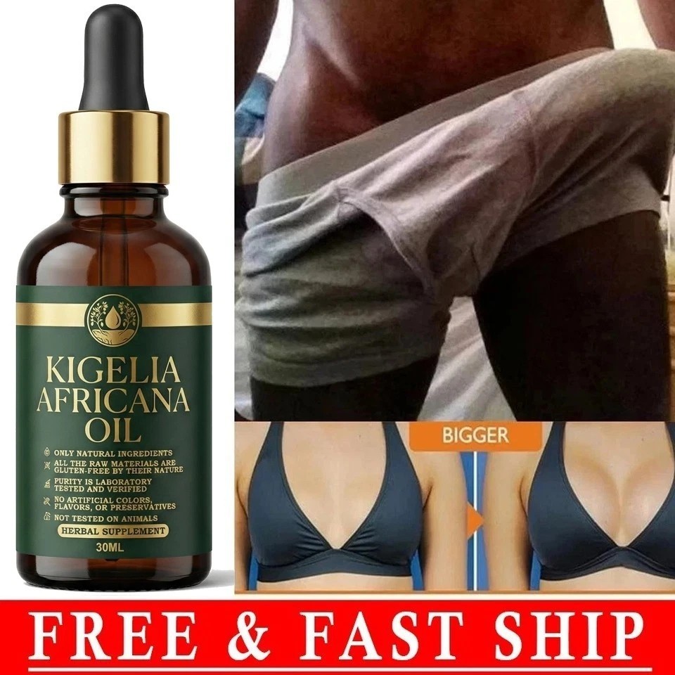 NEW XXXL PENIS ENLARGER OIL GAIN 12 INCH FASTER GROWTH WITH KIGELIA OIL – 30ml