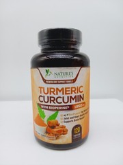 Turmeric Curcumin High Potency 95% 1950mg BioPerine Black Pepper Exp 11/26