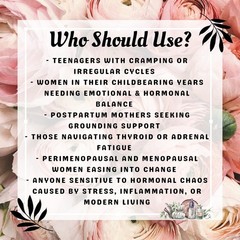Feminine Balance | Organic Herbal Extract Tincture | Monthly Cycle | Hormones