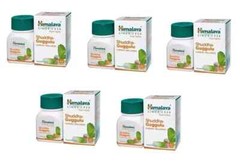 5 x Himalaya Shuddha Guggulu 300 Tabs For Cardiac Wellness Exp March 2026
