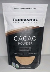 Terrasoul Superfoods Raw Organic Cacao Powder, 1 Lb – Raw | Keto | Vegan