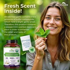 Organic Garlic Capsules | Heart & Circulation Support