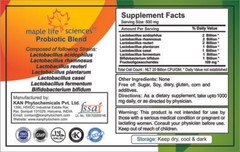 Probiotic blend of Lactobacillus Acidophilus rhamnosus reuteri plantarum, 4