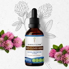 Secrets Of The Tribe Red Clover Herb Tincture Alcohol-FREE