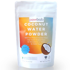 powbab Coconut Water Powder From 100% Organic Coconut (7 oz)