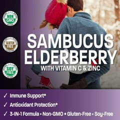 Elderberry Immune Support Capsules 30 To 120 Capsules Exp. 4/2026