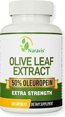 Olive Leaf Extract – 50% Oleuropein Immune Support Supplement – 120 Capsules …