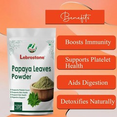 Papaya Leaves Powder 100g Herbal, Ayurvedic Wellness Supplement