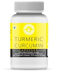 Holy Natural Turmeric Curcumin Capsules, 120 Capsules i471