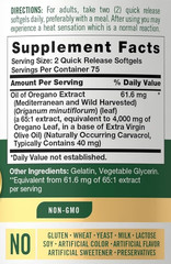 Oil of Oregano Extract 3000mg/4000mg 150 Liquid Capsules by Piping Rock