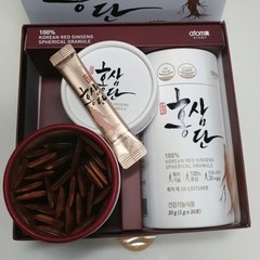 ATOMY Hongsamdan Korean Red Ginseng 60pcs Spherical Granule Ginseng Saponins