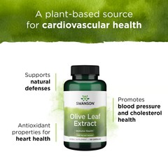 Swanson Herbal Supplements Olive Leaf Extract 500 mg Capsule 120ct
