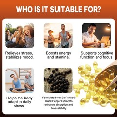 KSM-66 Ashwagandha Root Extract 600mg, 60/120 Vegetarian Caps