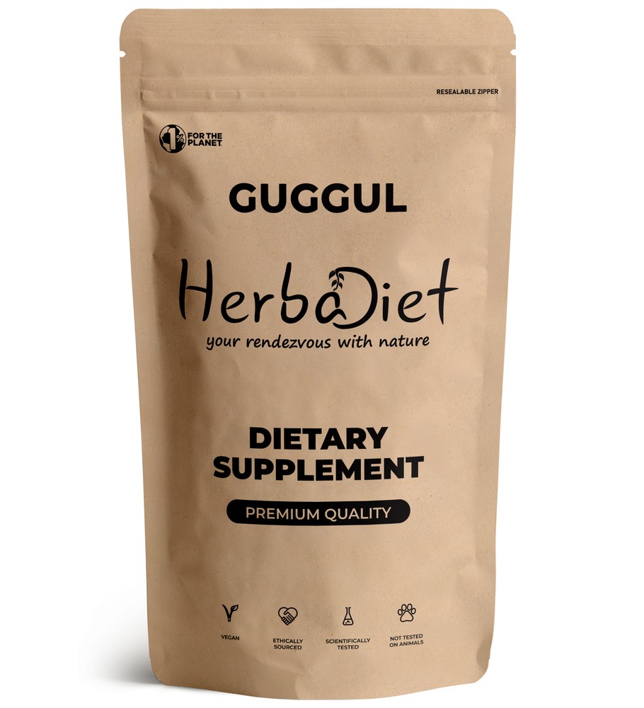 Guggul Extract Powder 2.5% Guggulsterones Antioxidant Heart Health Supplement