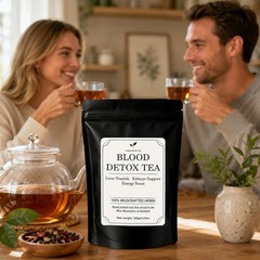 Jamaican Healing Garden Blood Detox Tea, Wildcrafted Herbs with Guaco, Burdock R