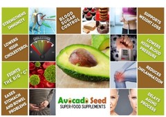 120 Avocado Seed Powder Capsules- Digestion,Blood Sugar,Cholesterol,Gut Bacteria