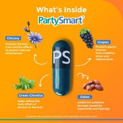 Himalaya Party Smart Capsules 50 CAPSULE, Hangover Free Morning