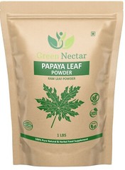 Papaya Leaf Powder 32 Oz(2 packs of 1 lb), Good to make Tea, juice extract.