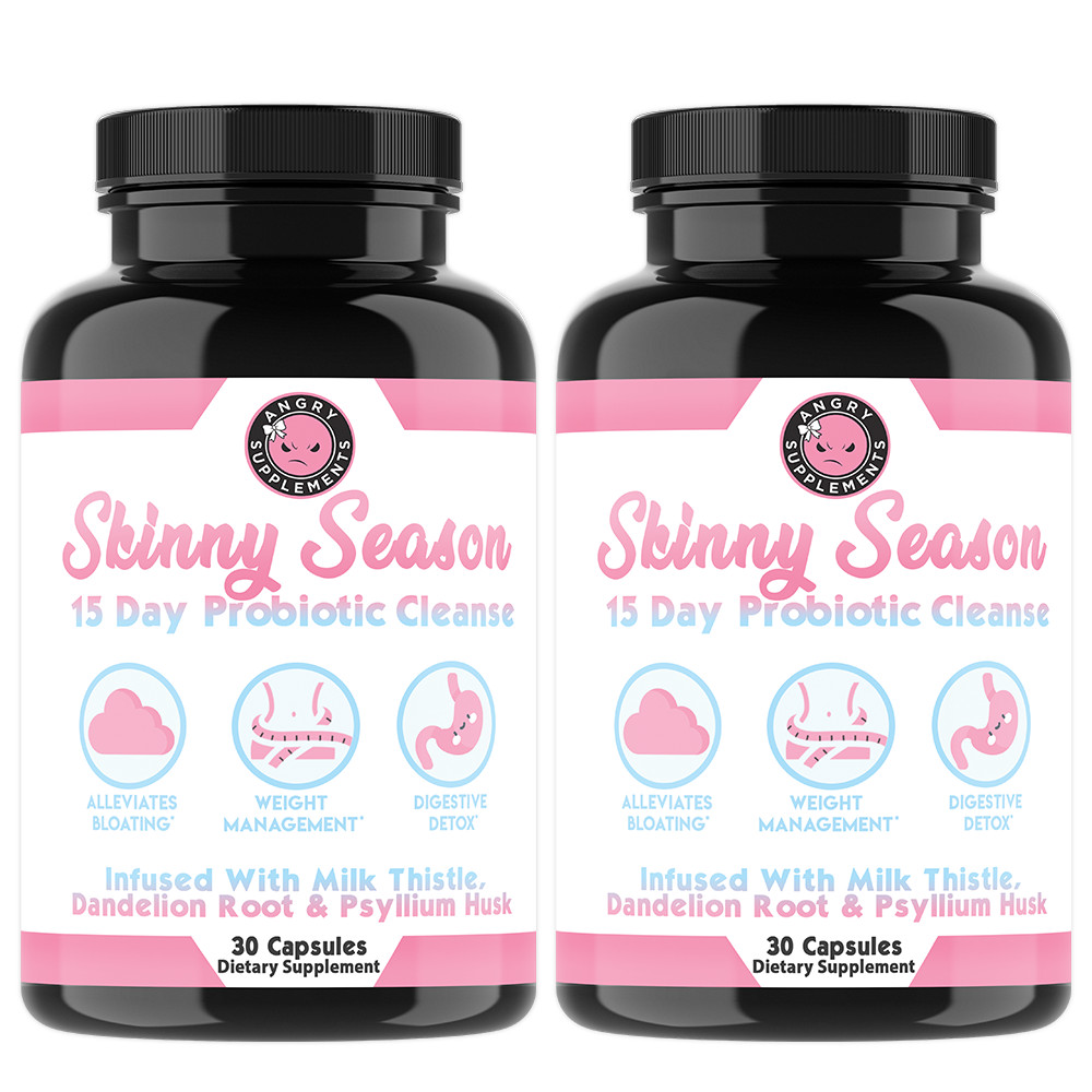 Women’s 15 Day Probiotic Cleanse, Detox, Digestion, Bloating, Gas (2-Pack)
