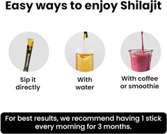Better Alt Pure Himalayan Shilajit Sticks with 30sticks Honey, Naturally Sweeter