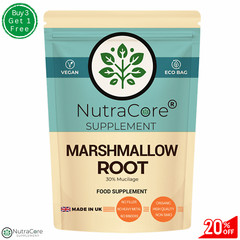 Marshmallow Root Capsules 5500mg(30% Mucilage)-Digestion & UTI Support-100%Vegan