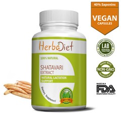 Shatavari Root Extract Capsules Asparagus Racemosus 40% Saponins Women Health