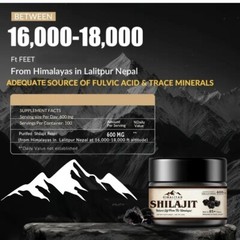 100% PURE Ayurvedic, Original and Pure Shelajit/Shelajeet Resin 20 GM
