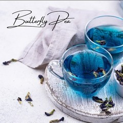 Butterfly Pea Flower, Organic Ceylon Blue Herbal Tea Natural Clitoria ternatea ☕