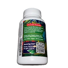 2400mg Organic Black Red Yellow Maca Root Capsules for Men & Women from Peru 150