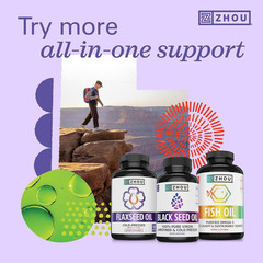 ZHOU Black Seed Oil Capsules – Black Cumin Seed Oil Cold Pressed, Nigella Sativa