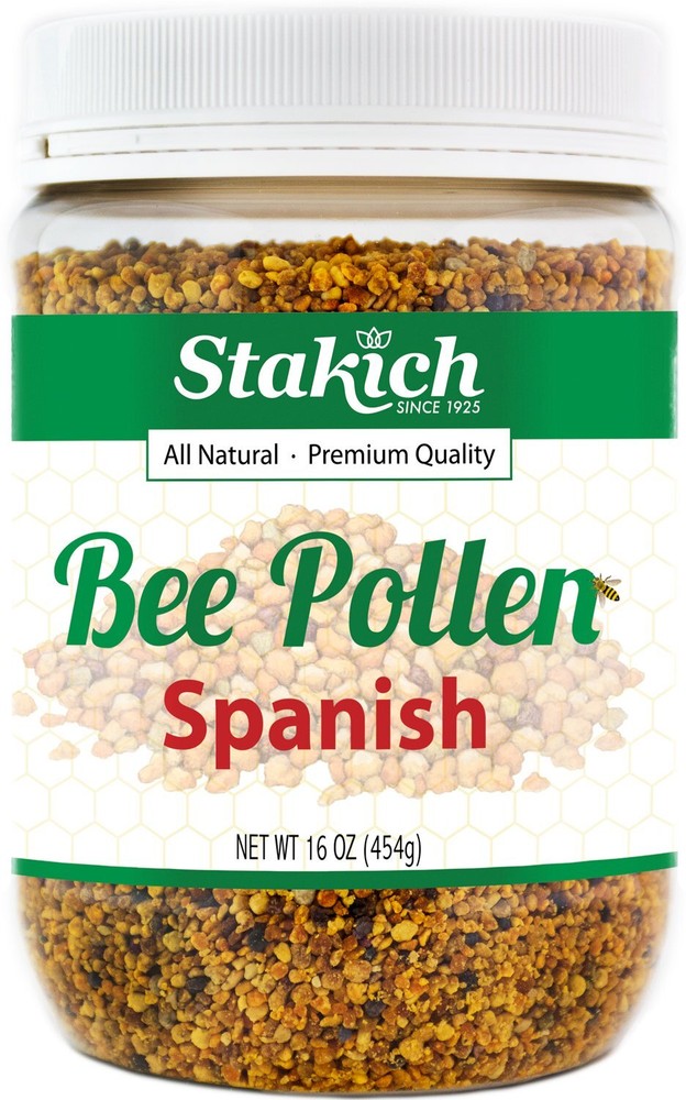 Stakich Spanish Bee Pollen Granules – 1 Pound (16 Ounce) 16 Ounce (Pack of 1)