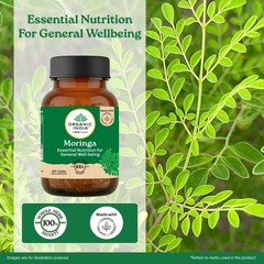 Organic India Moringa 60 Cap Support Energy Levels, Immunity, Stamina & Vitality
