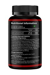 Ayurvedic Men Capsules with Ashwagandha Gokshura Safed Musli 30Ct