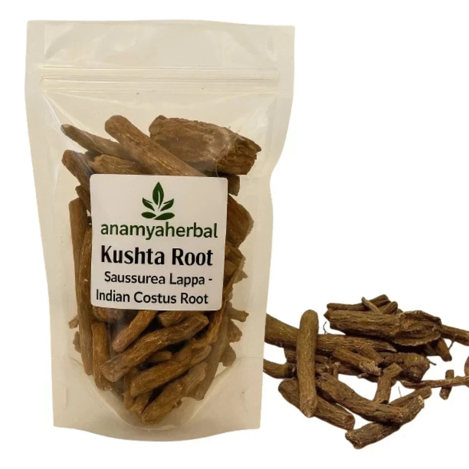 Kushta Root – Saussurea Lappa – Indian Costus Root Whole Original Indian Herbs