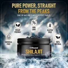 Lifecykel Shilajit Resin 15g: Wild-Harvested Mineral Supplement: 3rd-Party Test