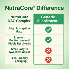 NAC Complex Capsules-800mg (240mg Quercetin,240mg Vitamin C) Lung & Liver-90Caps