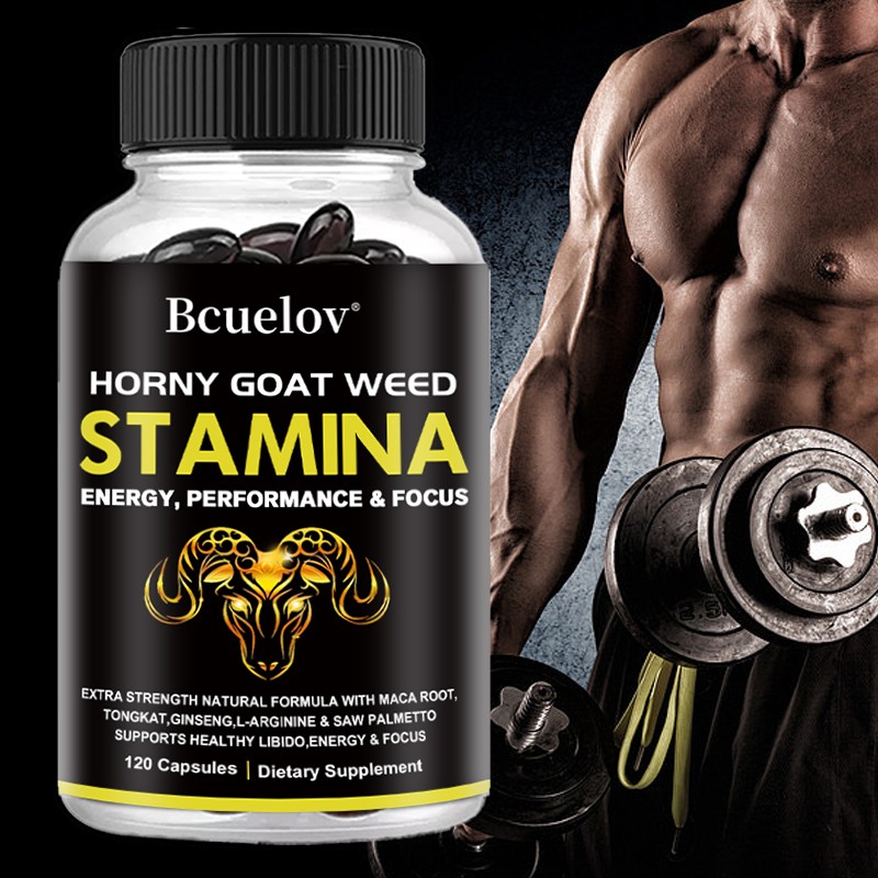 Horny Goat Weed Complex Improve Concentration Support Health Performance 120 CT