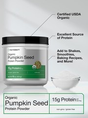 Pumpkin Seed Protein Powder Organic | 1 lb | Vegetarian | by Horbaach