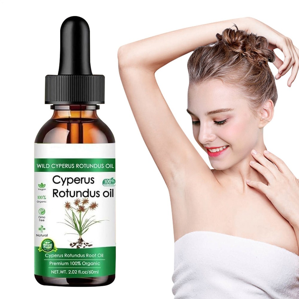 60ml Cyperus Rotundus Oil Organic Nut Grass Skin Moisturizing Massage Essential