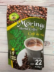Moringa Herbal Coffee, Cafe Herbal Con Moringa~22 Sachets~440 g~instant Coffee