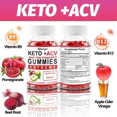 KETO + ACV Gummies-Digestion, immune health, diet control