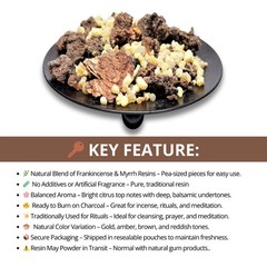1 oz Frankincense Myrrh Copal 3 kings Arabic Gum Opoponax Dragon Blood Pea Resin