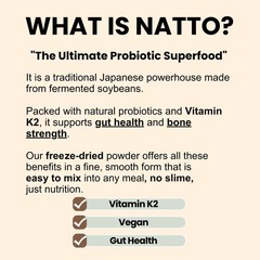 Matcharl Japanese Natto Powder, Freeze-Dried 50g 1.76 Ounce (Pack of 1)