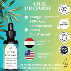 Cyperus Rotundus Oil for Hair Removal- Undiluted, Pure & Natural – 2oz