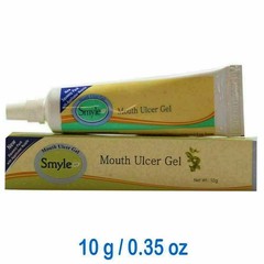 4 pack Smyle mouth ulcer gel Ayurveda instant ulcer pain relief 10g each
