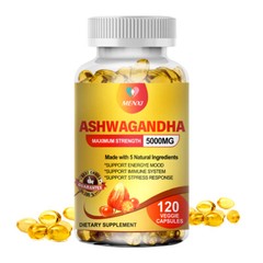 Ashwagandha Capsules – Stress Adaptogen & Cortisol Balancr Bld